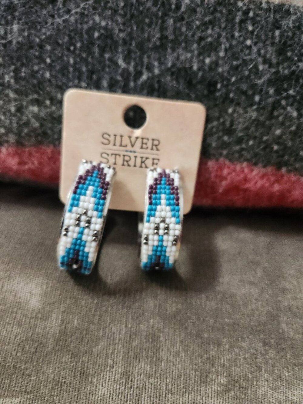 Silver Strike Earrings